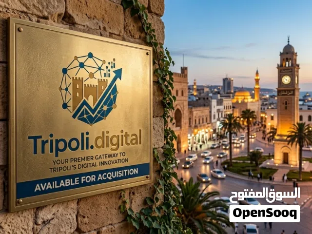 للبيع دومين Tripoli.digital  فرصة استثمارية رقمية نادرة