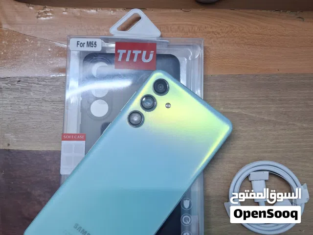 جهاز سامسونج m55 5g بحال الجديد نسخة 12 رام