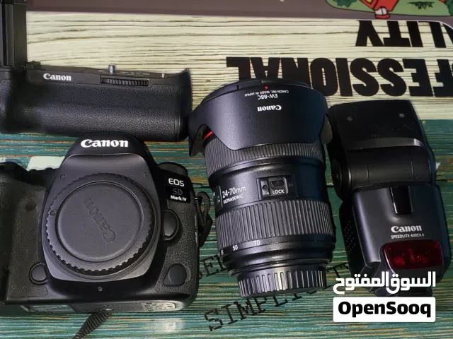 كاميرا كانون 5Dmark4 وشنطة متكاملة