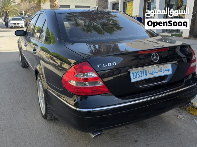 مرسيدس e500 باشا 2005 محرك 113 المعروف والأفضل والأنجح v8  نظيفة شبه جديده الله يبااااااارك