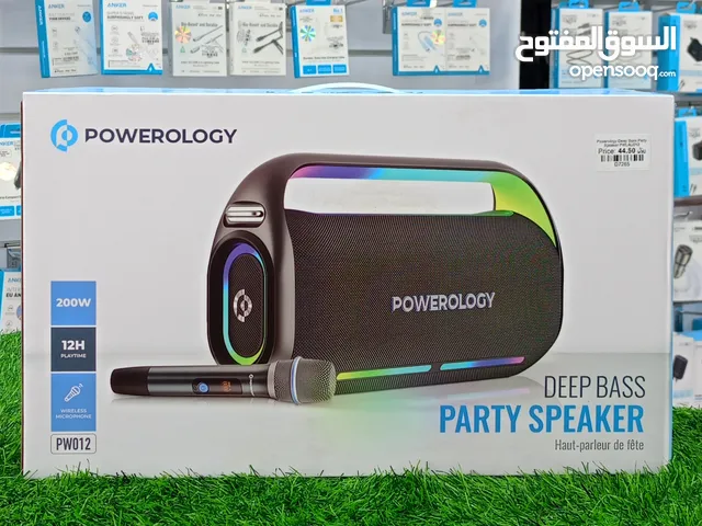 POWEROLOGY DEEP BASS PARTY SPEAKER