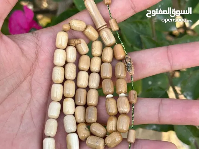 سبحة قرن جاموس طبيعي Misbah Ox horn