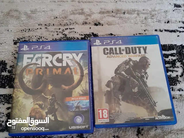 للبيع لعبه CALL OF DUTY و لعبه FARCRY PRIMAL