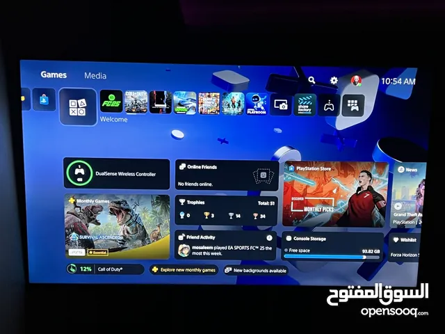 جهاز ps5 وشاشة بسعر ممتاز او البدل على pc