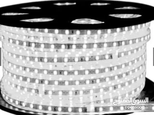 اضاءة شريطيه 50 متر تصلح داخل و خارج المنزل وتر بروف دبل LED اضاءة قويه يتوفر لونين الأبيض و الاصفر