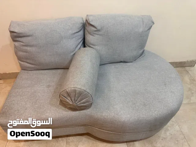 Light blue cozy sofa