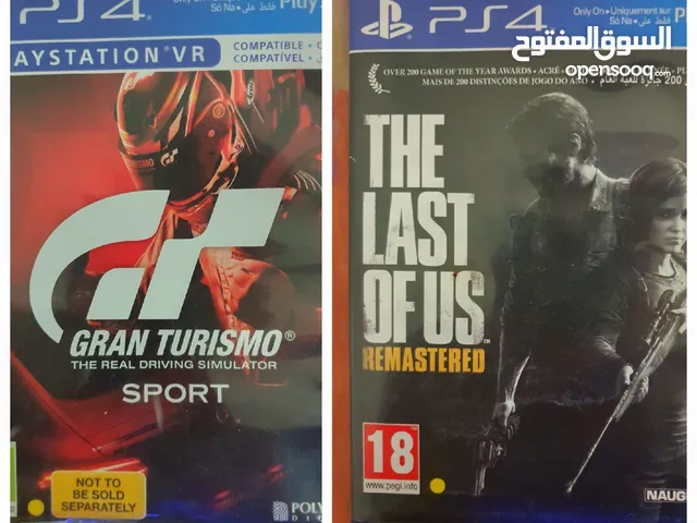 ps4 game cds..good condition...neat and clean  1 cd..4 omr