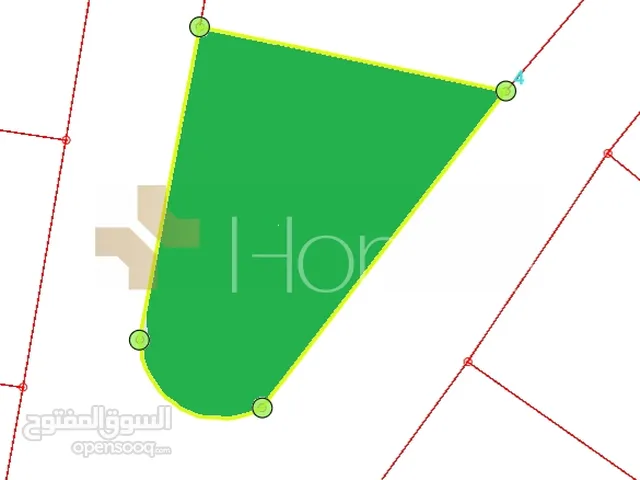 ارض للبيع في مرج الجمام - ناعور المدورة بمساحة 894م