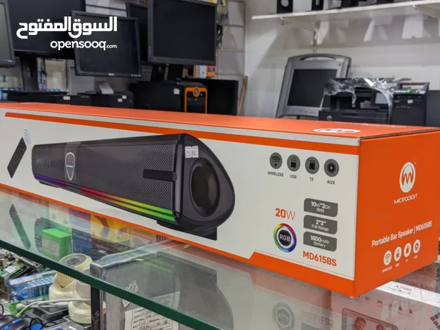 Sound Bar Brand New Wireless Rechargeable with Remote Input Bluetooth / FM / USB / SD