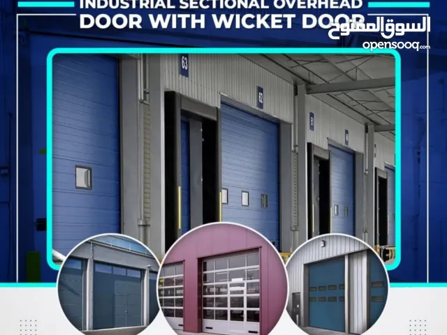 Roller shutter door, sectional overhead door new & repairing. garage doorتركيب و تصليح رولينج شتر يد
