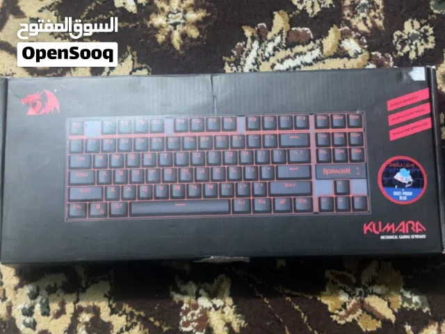 كيبورد Redragon kumara model:k552-2 جديد اوبن بوكس فقط ون احسن الكيبوردات الجيمنج (سوتش ازرق)