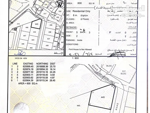 Residential Land for Sale in Muscat Seeb