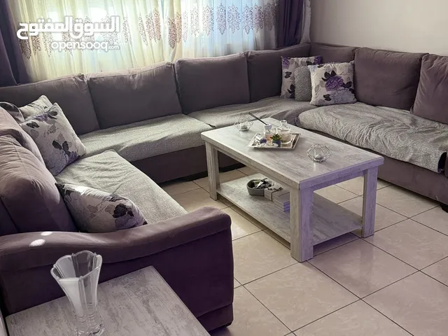 طقم كنب مستعمل لون نهدي