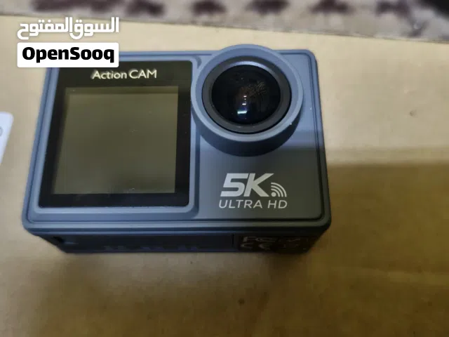 كاميرا أكشن 5K الترا اتش دي (Action Cam 5K Ultra HD) مع كامل ملحقاتها - شبه جديدة
