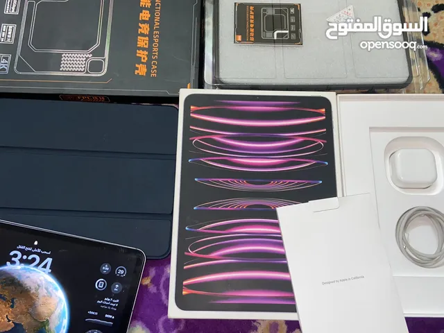 أيباد برو 4 جنريشن 11إنش معالج جداً قوي M2 مدخل شريحة سيم كارد