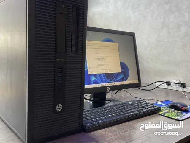 PC HP Core i7 جيل رابع  مع شاشة كامل مكمل