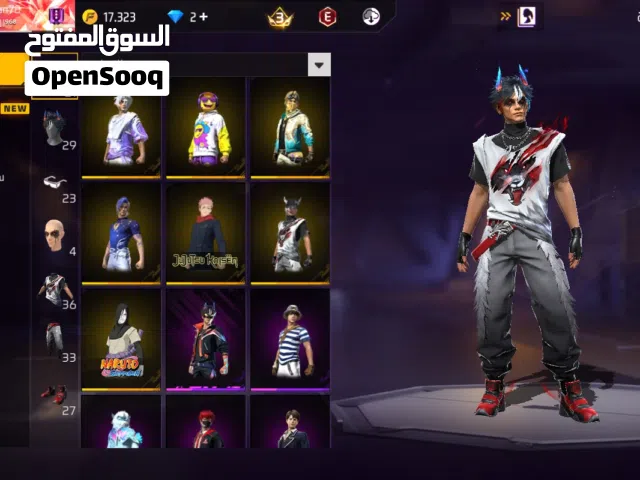 Free Fire Accounts and Characters for Sale in Al Batinah