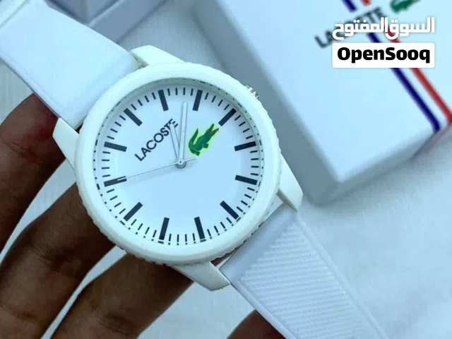 ساعة Lacoste الرياضية متوفرة الآن! التوصيل مجاني داخل بنغازي سارع بالحجز