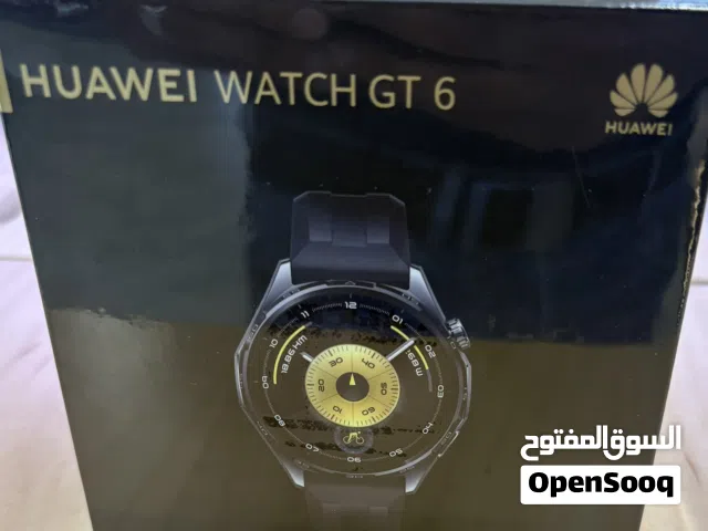 ساعه هواوي gt6 46  جديده لم تستخدم