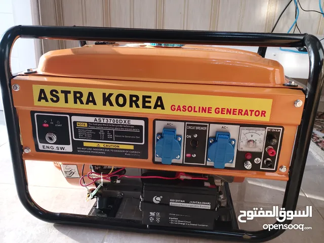 مولد كهرباء جديد بقوة 3500 كيلو وات( جنريتر) من شركة ASTRA KOREA