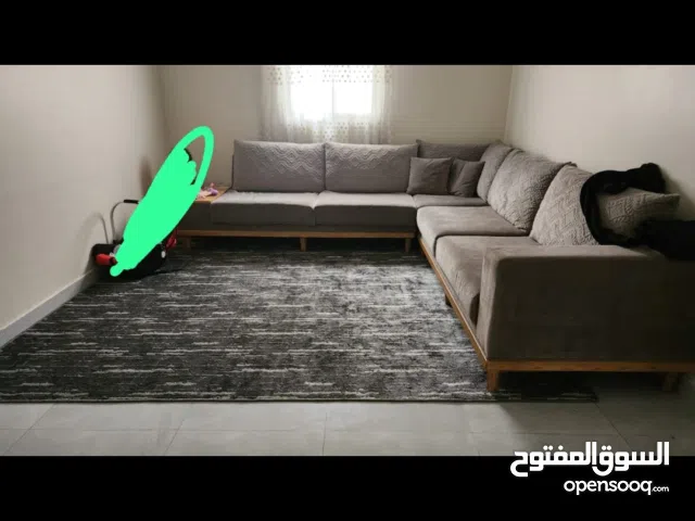 طقم كنب كورنر كبير رمادي