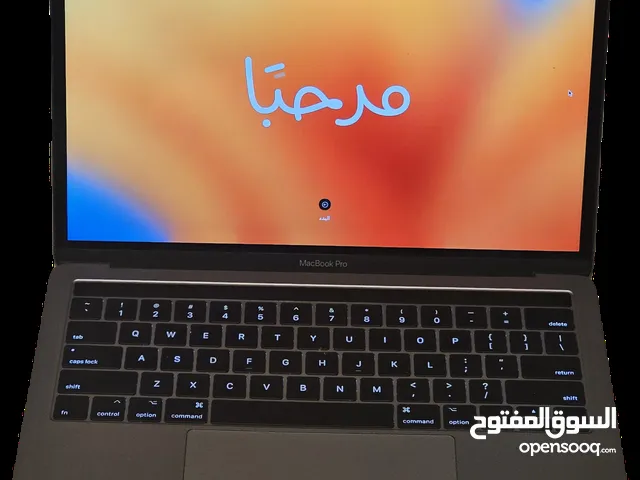 MacBook Pro (13-inch, 2017, Four Thunderbolt 3 ports) جهاز إستعمال بسيط بحالة ممتازة كأنه جديد