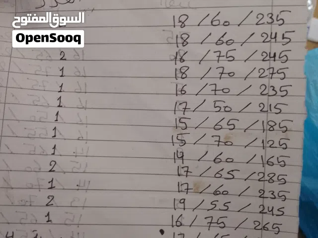 اطارات استعمال اروبي