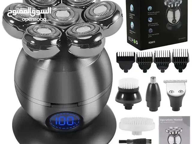 5 in 1 Electric Head Shaver for Bald Men 7D