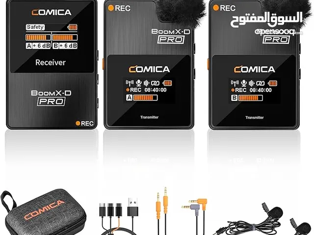 COMICA BoomX-D2 PRO Wireless Lavalier Microphone