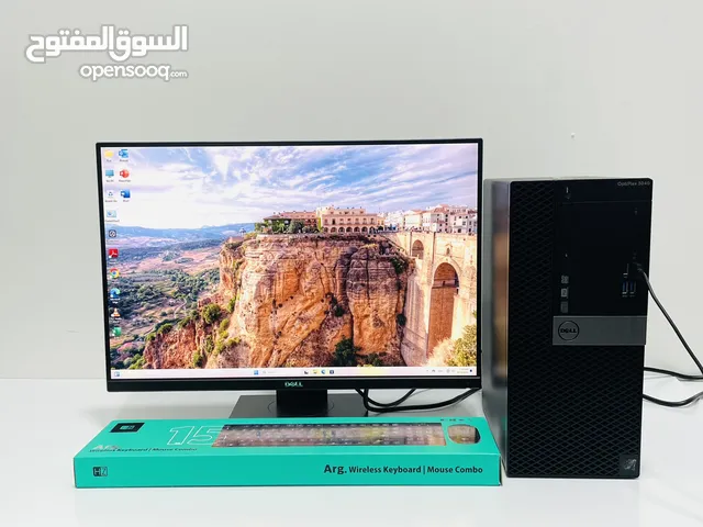 Dell Tower 3040 i7 Ram 16GB SSD 512GB with 22” Inches Screen HDMi FULL SET