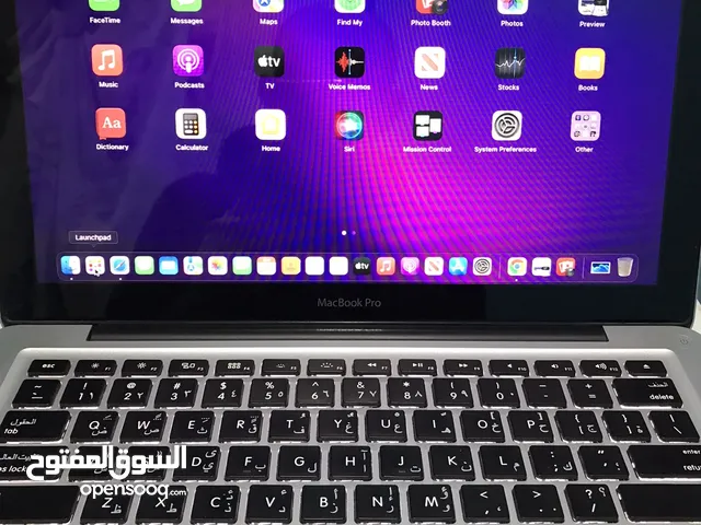 ماك بوك برو i7 مستعمل حاله ممتازه مع شنطه هيدفون ماوس باور بنك