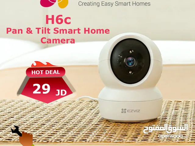 كاميرا الانترنت المنزلية EZVIZ H6c  بوضوح 2 ميجا ب29 دينار فقط