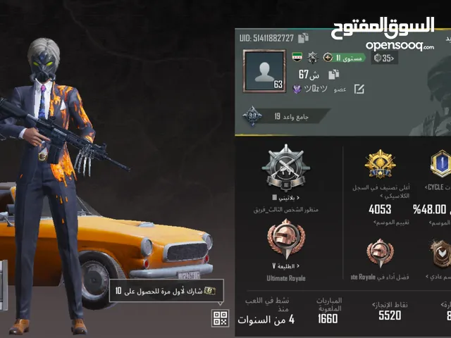 Pubg Accounts and Characters for Sale in Zarqa