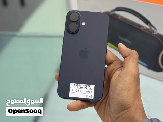 iPhone 16-256 GB with 100% BH - Good working