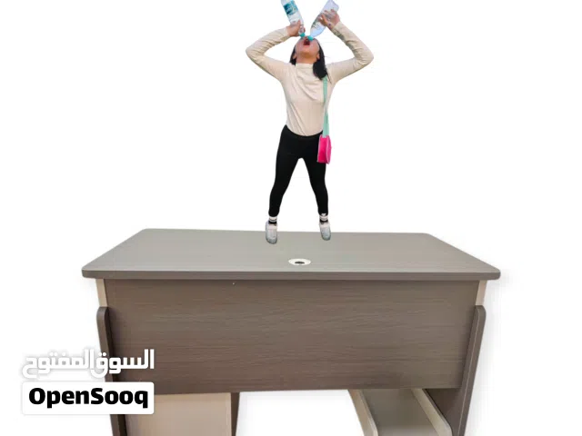 High-Quality Office Desk – 120×60×75cm  Modern Gray Color  Perfect for Office, Home, Reception