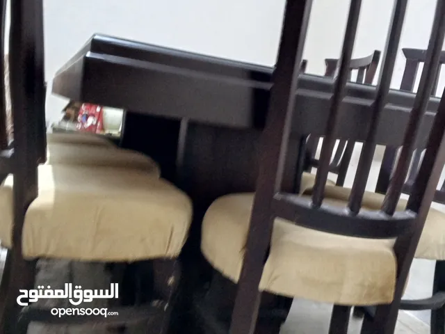 طاولة سفرة 7 مقاعد استعمال بسيط