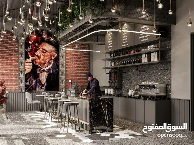 مقهي جاهز بالمعدات للايجار