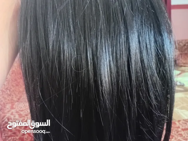 باروكة شعر لون اسود