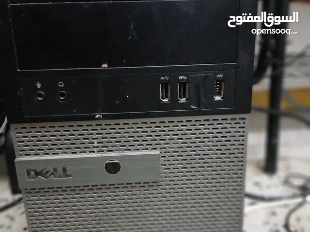 كمبيوتر مكتبي DELL للبيع يشغل الألعاب العامه بأداء جيد