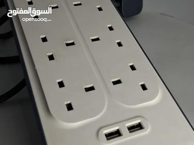 Belkin 8-port splitter with 2 chargers مشترك كهرباء بلكن 8 مخارج و2 شاحن