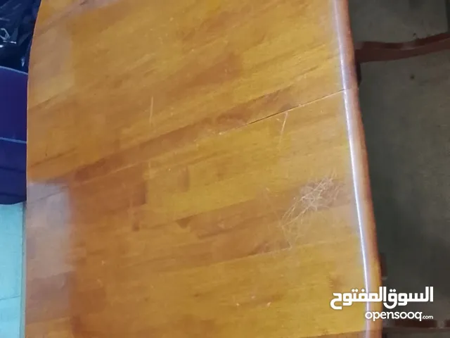 طاوله سفره بدون كراسي للبيع بسعر مغري خشب زان