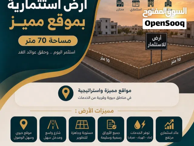 عرض مميز ارض للايجار النوفليين