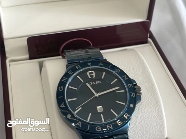 ساعة AIGNER رجالية أصلية جديدة - تصميم أنيق وفاخر