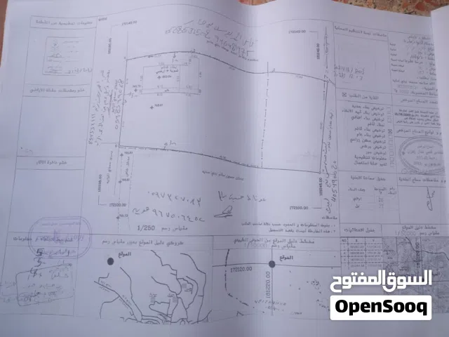 ارض الف متر في عقربة مع بيت وبركس