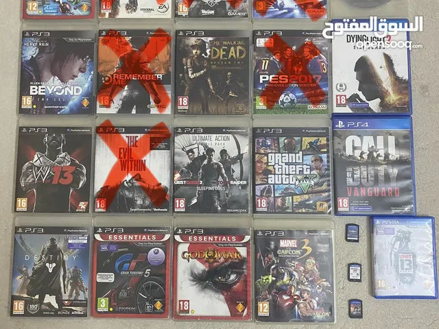 PS3, PS4, PSVITA games for sale