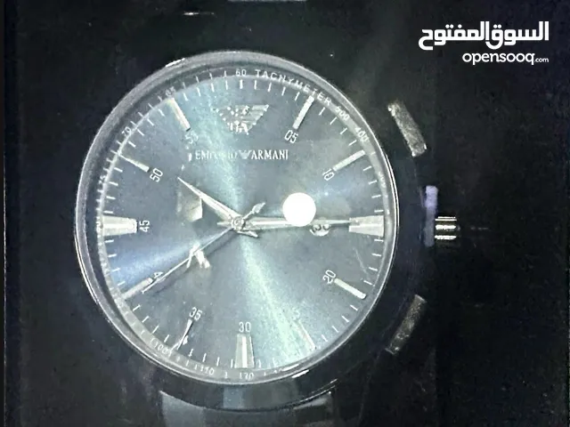 ساعة أرماني سوداء