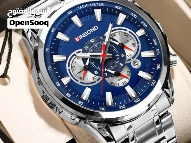 ساعة رجالي زرقاء