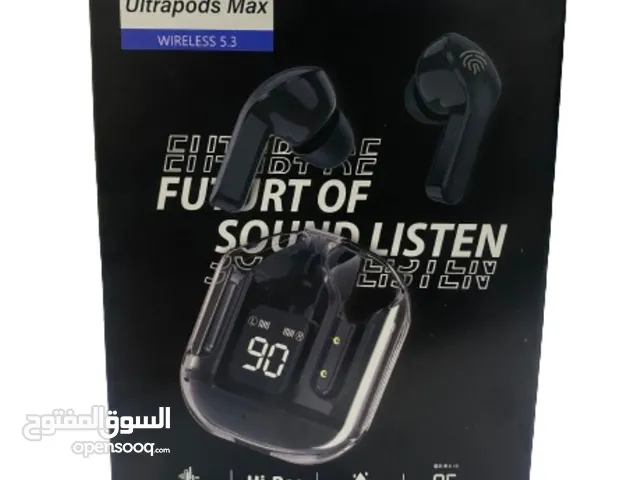 ايربود ultrapods Max الترا بودز ماكس مقاومة للماء شاشة ديجيتال LED مع امكانية عزل الضوضاء