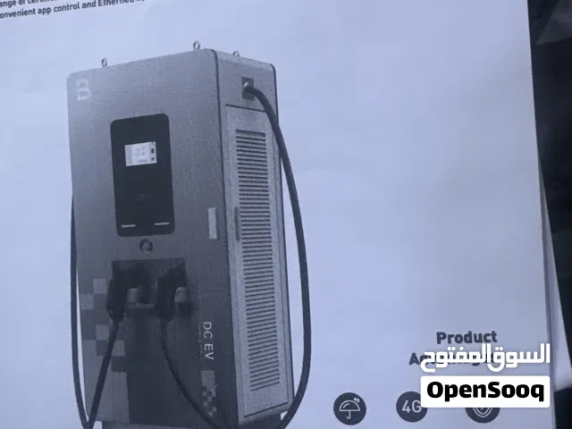 مكينة شحن سيارات كهربائيه - نوع بني شحن سريع DC قدرة 120KW مدخلين صيني GBT