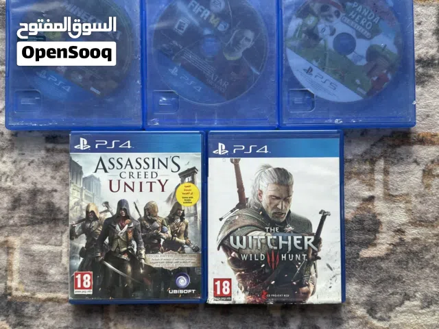 4 العاب بلايستيشن 4  و لعبة واحد بلايستيشن 5